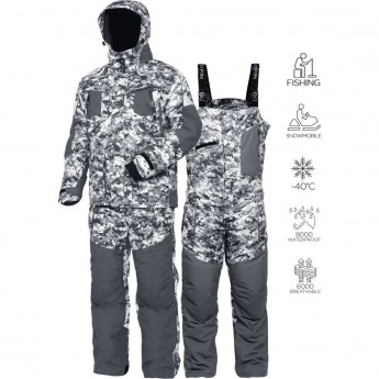 Костюм зимний NORFIN EXPLORER CAMO 01 р.S Костюм зимний NORFIN EXPLORER CAMO 01 р.S